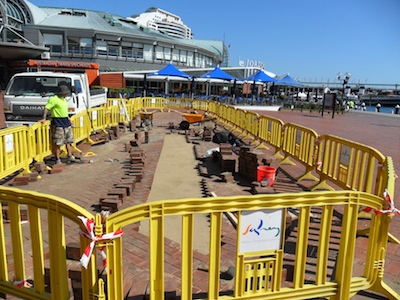 Professional Paving Example - Paving Maintenance Cockle Bay Sydney