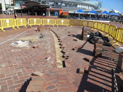 Professional Paving Example - Cockle Bay Sydney Maintenance