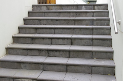 Professional Paving Example - Urban Stone Stairs